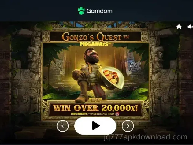 jq777 App Screenshot - Casino Slots Interface